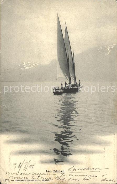 Segelboote Lac Leman