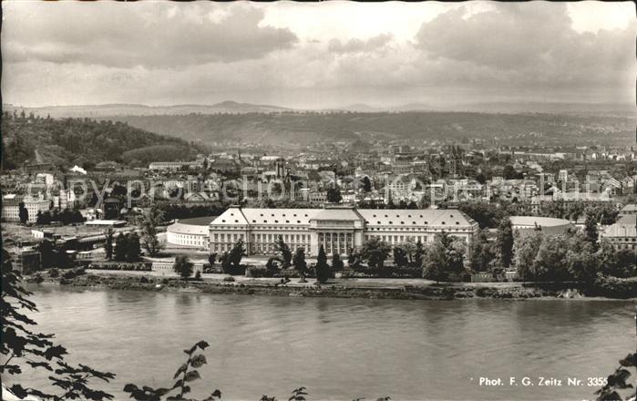 Foto Zeitz F.G. Nr. 3355 Koblenz am Rhein Schloss
