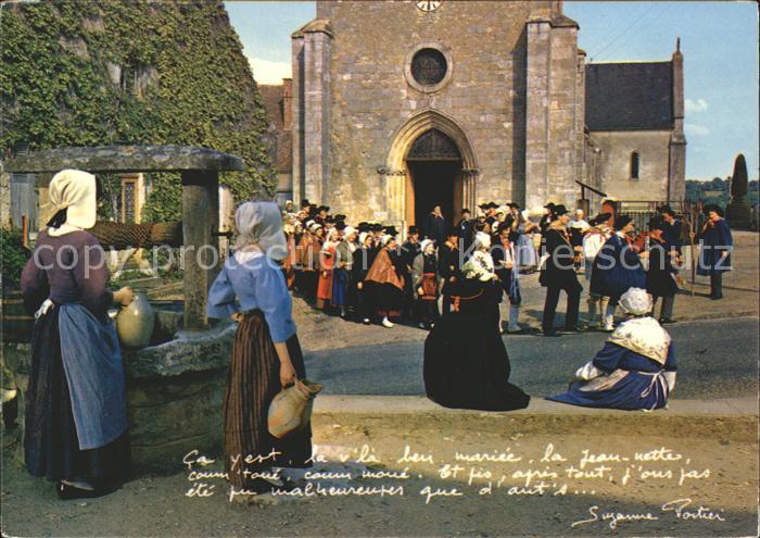Trachten Frankreich Berry Hochzeit Les Thiaulins de Lignier