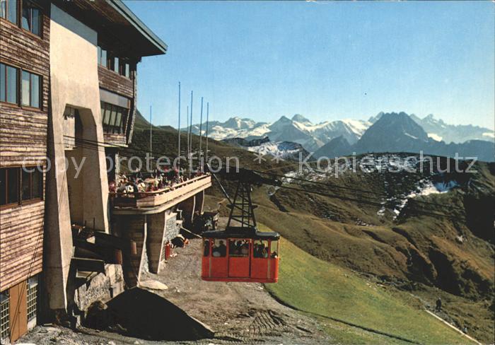 Seilbahn Nebelhorn Bergstation Oberstdorf Allgaeu