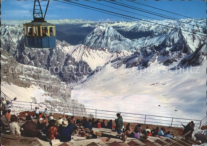 Seilbahn Zugspitze Gipfelterrasse Inntal