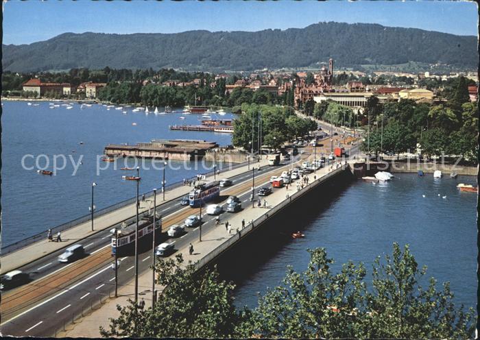 Strassenbahn Zuerich Quaibruecke Uetliberg