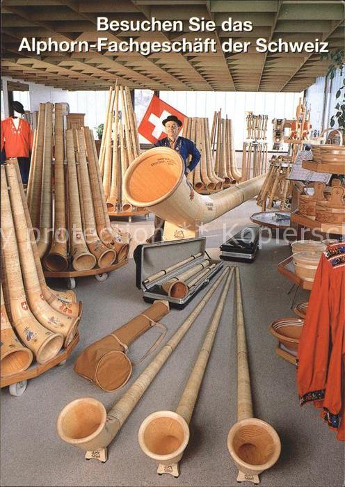 Alphorn Fachgeschaeft Alphornbau Stocker Kriens-Luzern