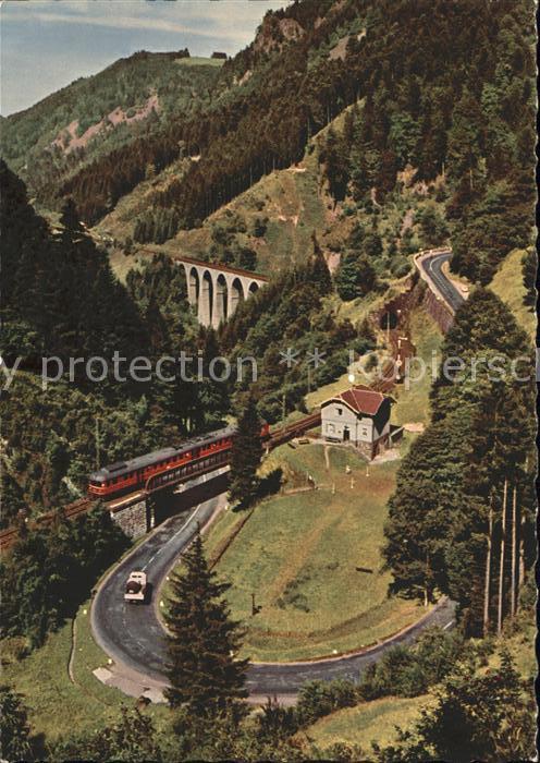 Bergbahn Hoellental Suedschwarzwald Ravenna-Viadukt