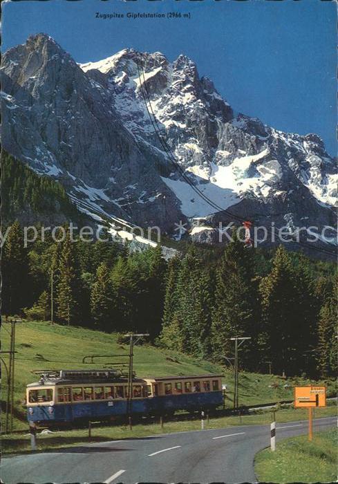 Zahnradbahn Bayrische Zugspitzbahn Zugspitzgipfel Eibsee-Seilbahn