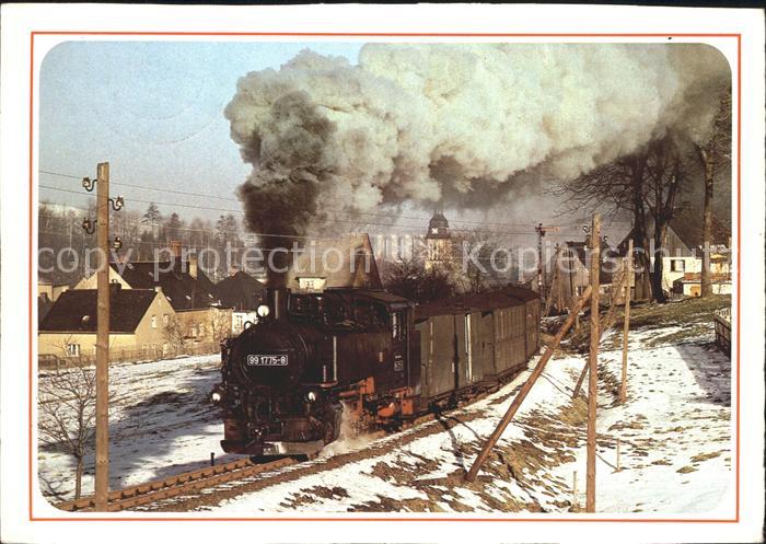 Lokomotive Schmalspurbahn Cranzahl-Oberwiesenthal Lok 99 1775