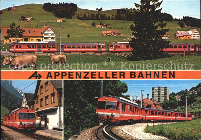Eisenbahn Appenzeller-Bahnen Bahnhof Wasserauen