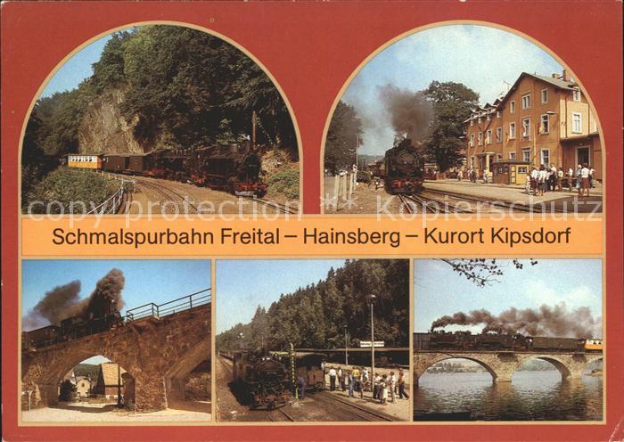 Eisenbahn Schmalspurbahn Freital-Hainsberg-Kipsdorf Viadukt Malter