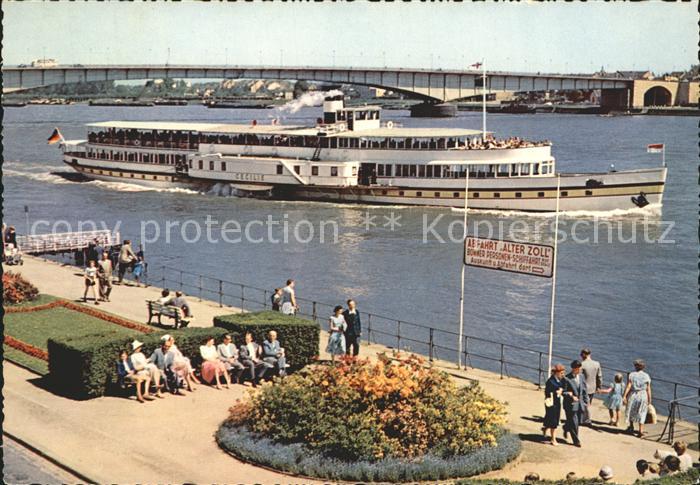 Motorschiffe Cecilie Bonn Bruecke