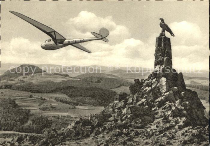 Segelflug Gliding Vol-Voile Vuolo-a-Vela Volo-a-Vela-- Wasserkuppe Rhoen Flieger