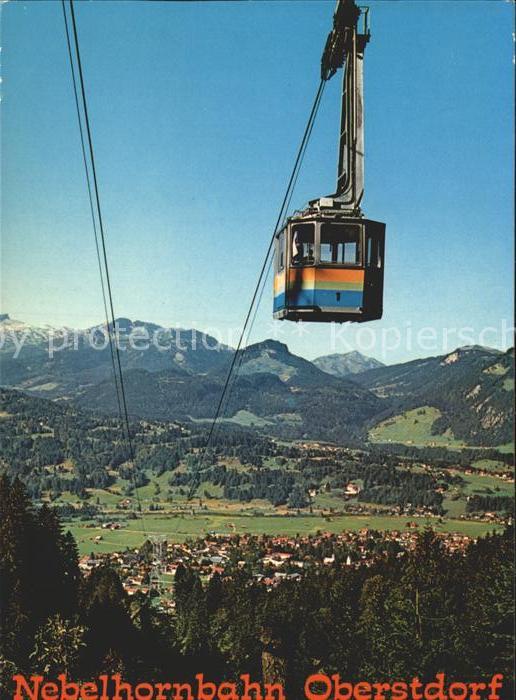 Seilbahn Nebelhorn Oberstdorf