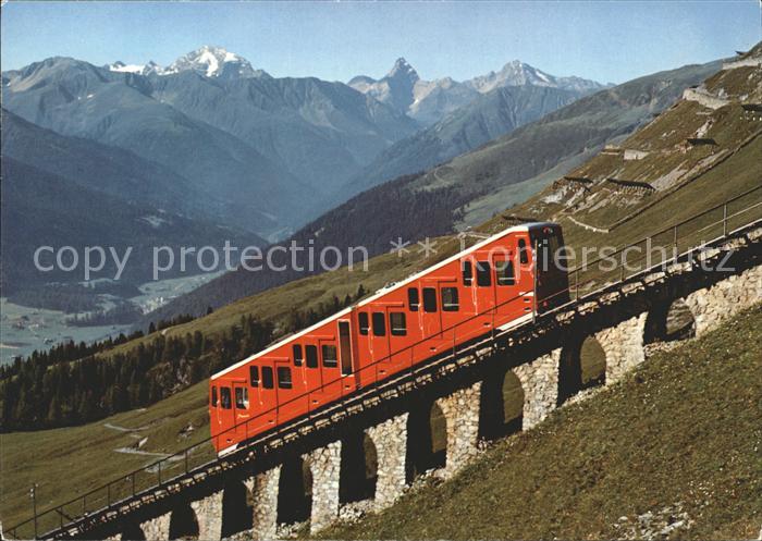 Zahnradbahn Parsenn Piz d_Aela Tinzenhorn
