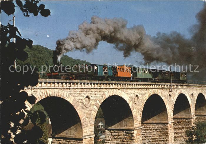 Eisenbahn Lokomotive Dampfzug 1860 Viadukt Ruemlingen