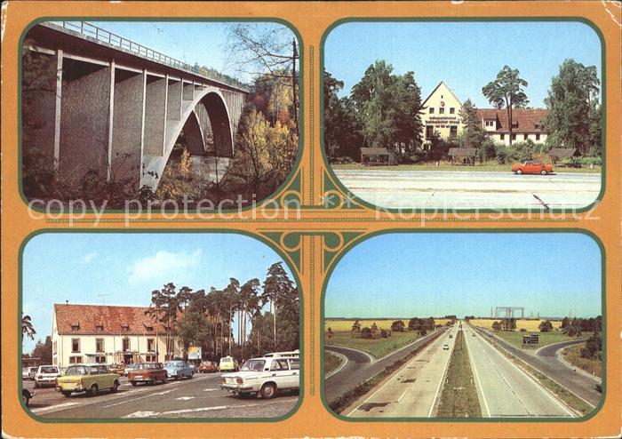Autobahn Hermsdorfer Kreuz Teufelstalbruecke Mitropa-Autobahnhotel