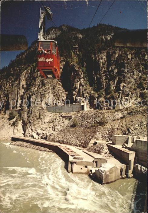 Seilbahn Fraser Canyon Trans-Canada Highway Hell's Gate