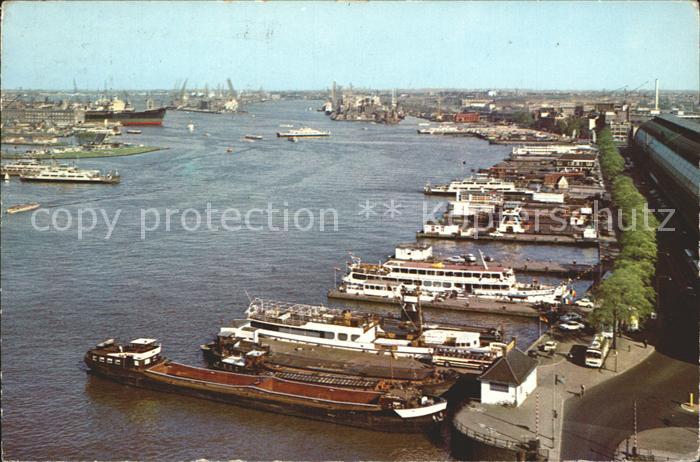 Hafenanlagen Schiffe Amsterdam