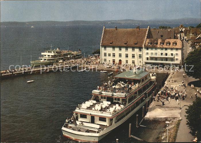 Motorschiffe Meersburg am Bodensee Hafen