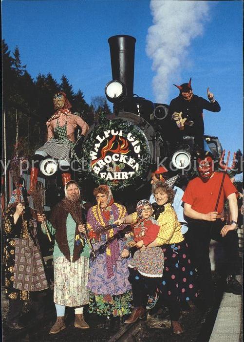 Lokomotive 995906 Walpurgissonderzug Bahnhof Schierke