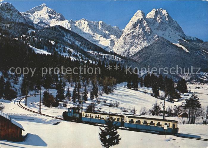 Zugspitzbahn Zahnradbahn Garmisch-Partenkirchen Hoellental Hammersbach
