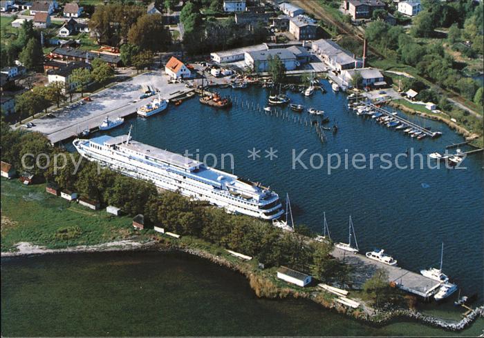Schiffe Ships Navires Hotelschiff Stiller Don Lauterbach Fliegeraufnahme