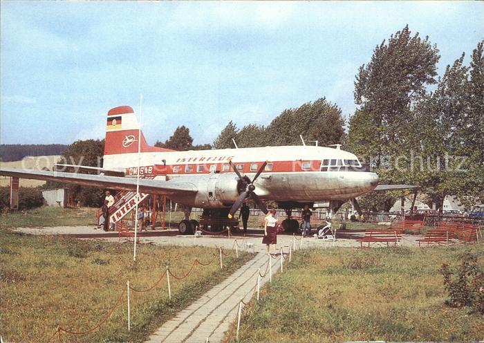 Flugzeuge Zivil Schauflugzeug IL 14 Cämmerswalde
