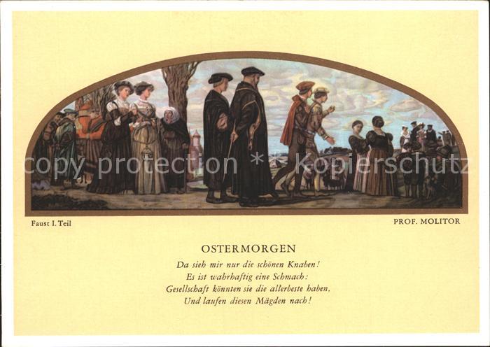 Goethe Johann Wolfgang von Faust I. Teil Ostermorgen Professor Molitor