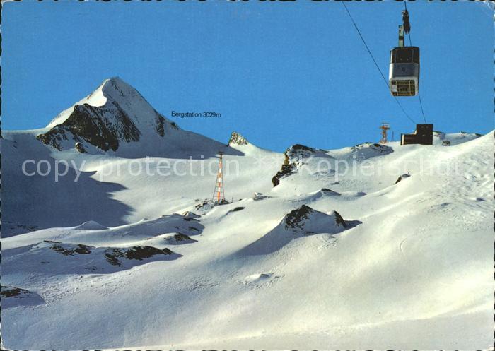 Seilbahn Gletscherbahn Kaprun Kitzsteinhorn Station Krefelderhuette