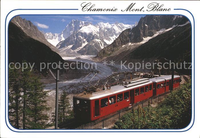 Eisenbahn Montenvers Chamonix Mont Blanc