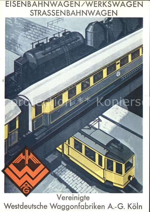 Eisenbahn Vereinigte Westdeutsche Waggonfabriken
