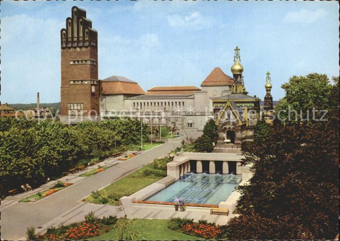 Darmstadt Kuenstlerkolonie Russische Kapelle Hochzeitsturm