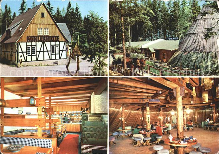 Sosa Erzgebirge Restaurant Koehlerhuette und Meiler an Talsperre des Friedens