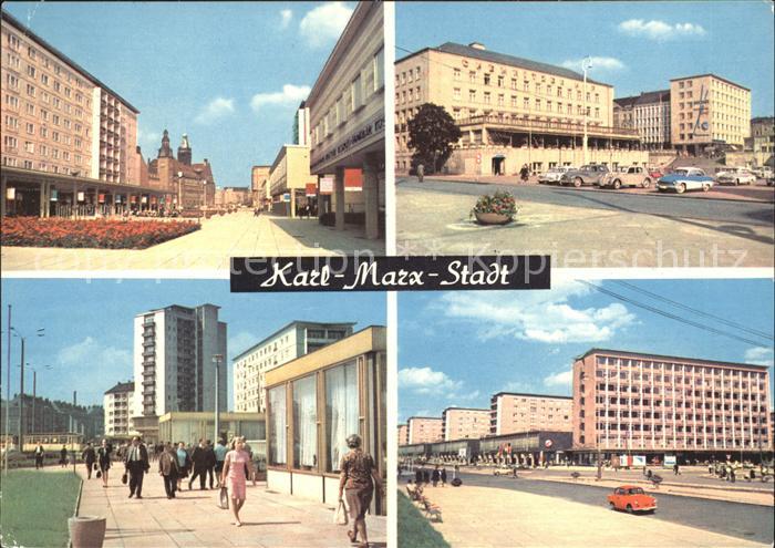 Karl-Marx-Stadt CHEMNITZ Rosenhof Interhotel-Chemnitzer-Hof Strasse-der-Nationen