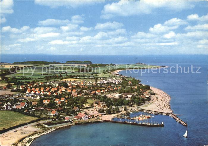 Strande Holstein Fliegeraufnahme