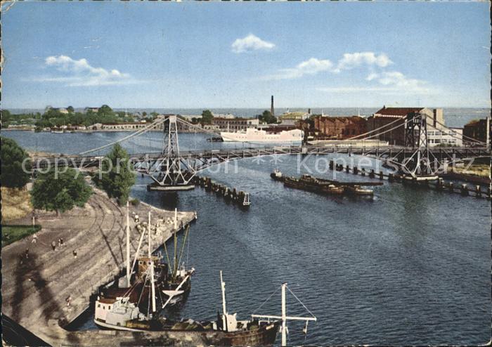 Wilhelmshaven  CITY Kaiser Wilhelm-Bruecke Drehbruecke