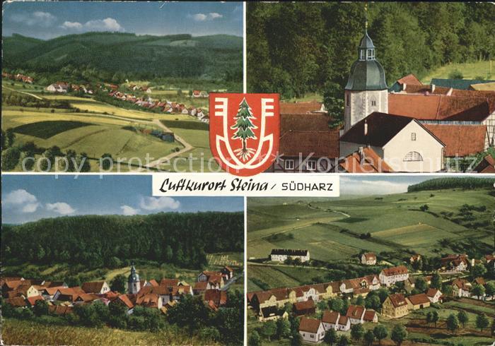 Steina Suedharz Fliegeraufnahme Kirchenpartie