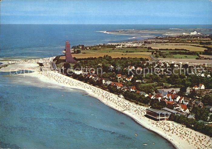 Laboe Fliegeraufnahme Strand
