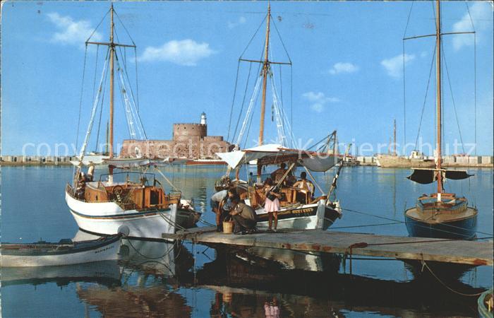 Rhodos Rhodes aegaeis Hafen
