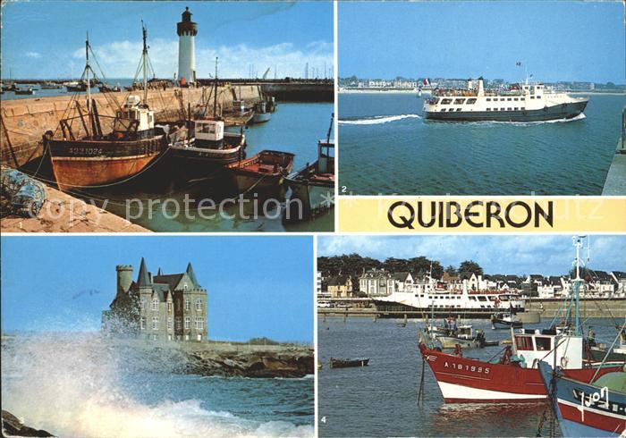 Quiberon Morbihan Hafen