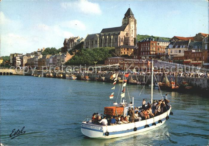 Le Treport Kirche Hafen