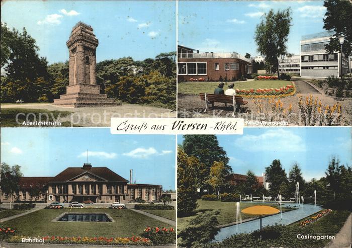 Viersen Aussichtsturm Casiongarten Bahnhof