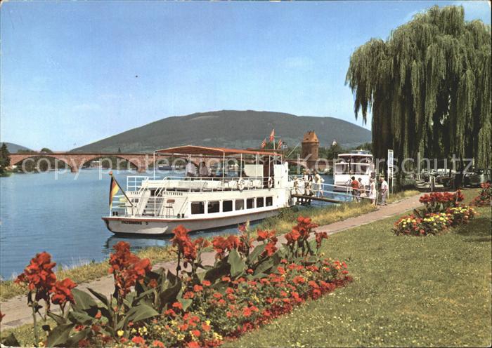 Miltenberg Main Schiff am Steg