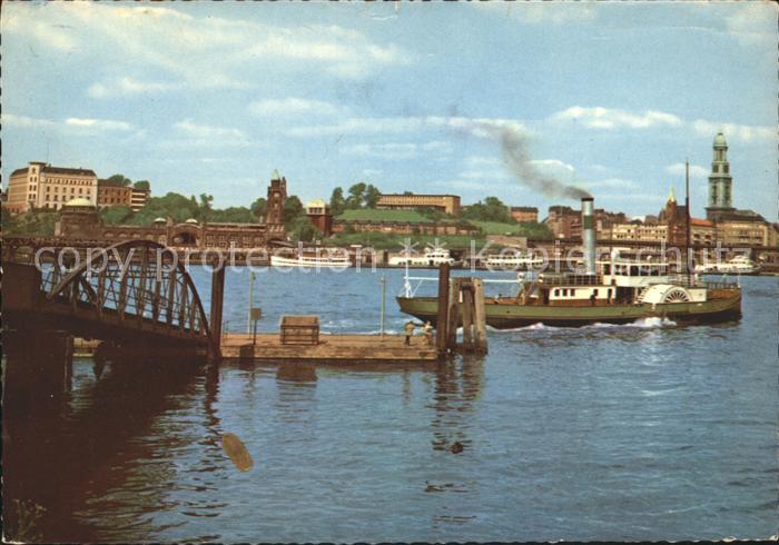HAMBURG  CITY Hafen und St. Michaelskirche