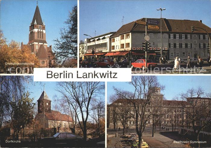 Lankwitz Kaiser Wilhelm Strasse Beethoven Gymnasium Dreifaltigkeitskirche