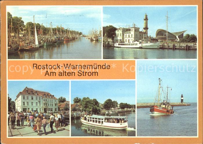 Warnemuende Ostseebad am alten Strom