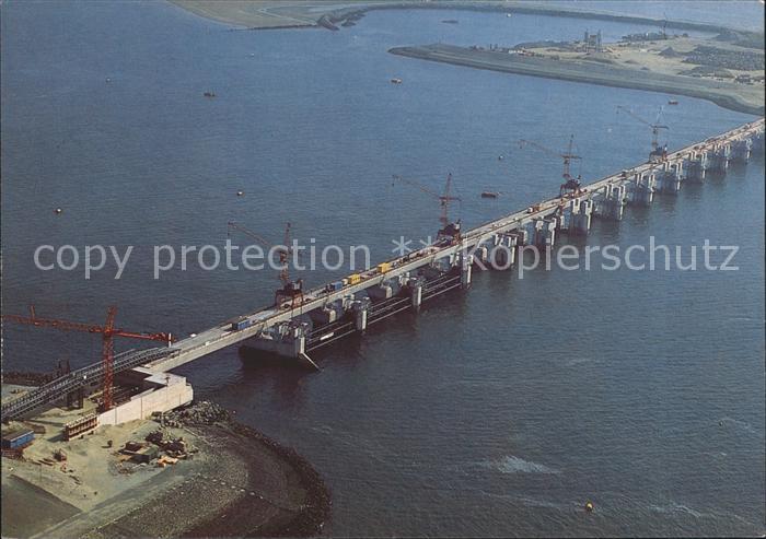 Zeeland Niederlande Fliegeraufnahme Deltawerken