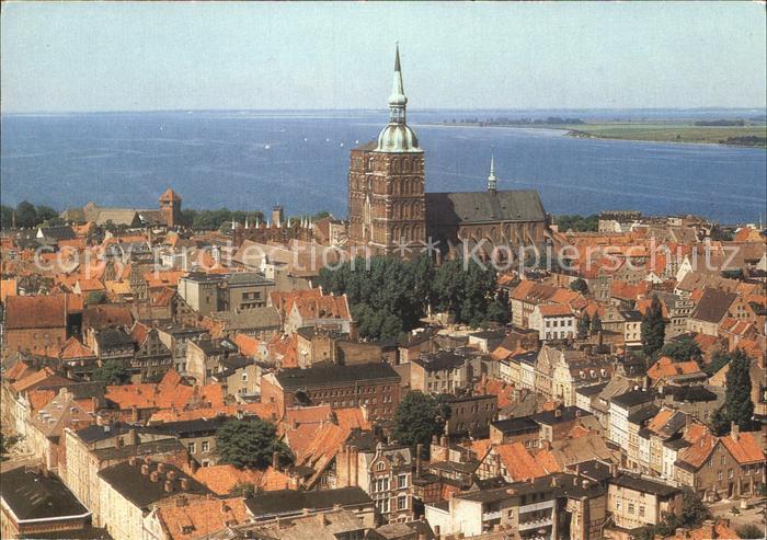 Stralsund Mecklenburg Vorpommern Fliegeraufnahme