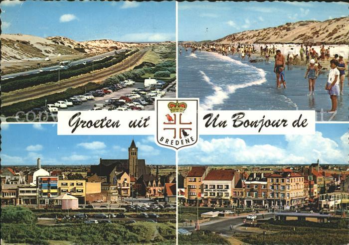 Bredene Strand und Stadtpartie