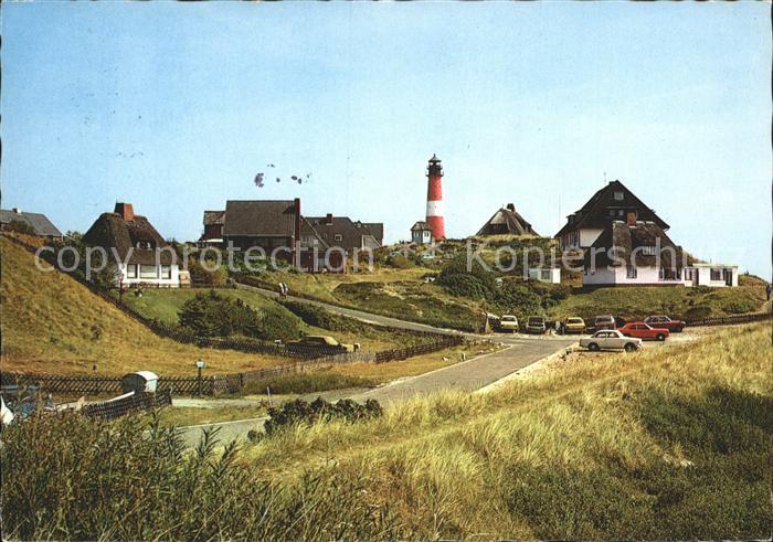 Hoernum Sylt mit Leuchtturm