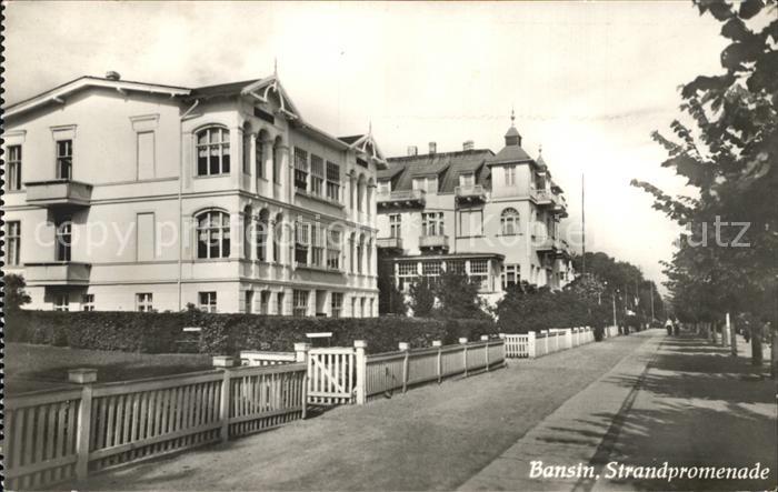 Bansin Ostseebad Strandpromenade