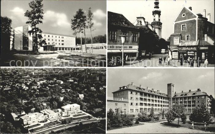 Sopron Oedenburg Teilansichten Gebaeude Fliegeraufnahme